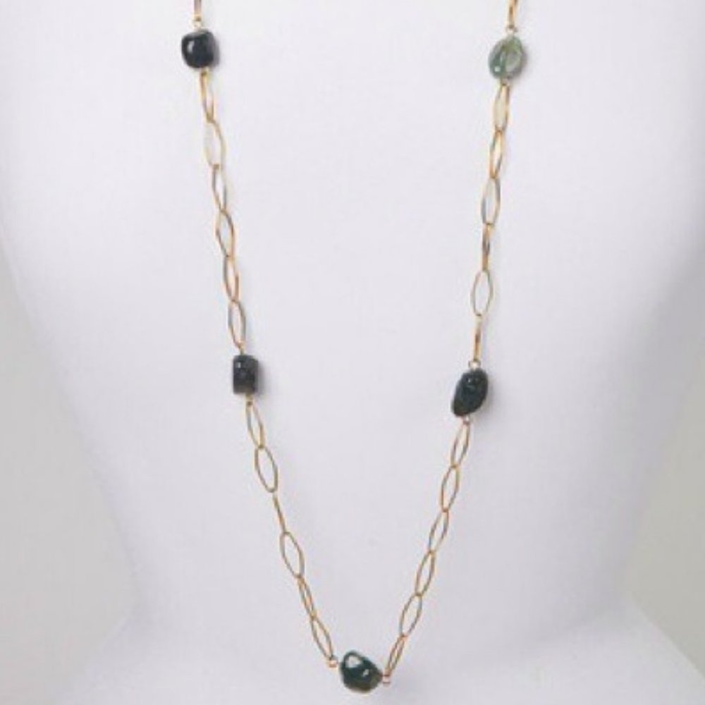 BOGO FREE!  Captiva Day Agate Link Necklace